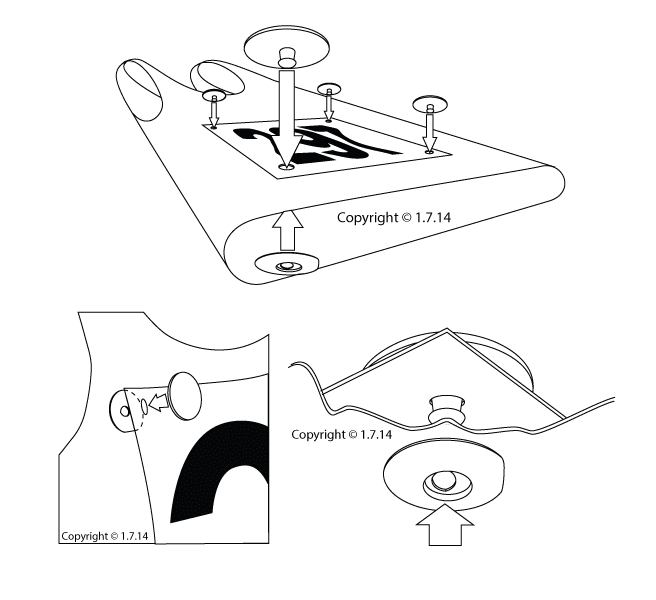 EventClip BibClip Pinless Number Fasteners